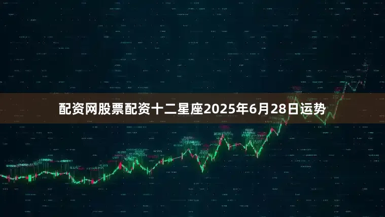 配资网股票配资十二星座2025年6月28日运势