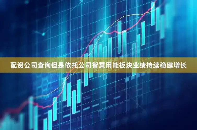 配资公司查询但是依托公司智慧用能板块业绩持续稳健增长